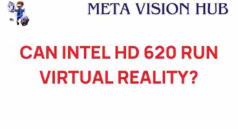 Can Intel HD 620 Power Your Virtual Reality Adventures?