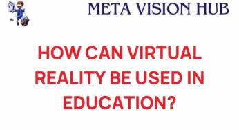 Unlocking the Future: How Virtual Reality is Transforming Education