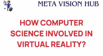 Unveiling the Role of Computer Science in Virtual Reality’s Evolution